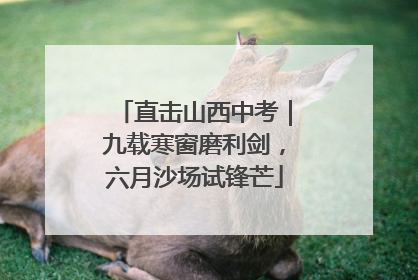 直击山西中考｜九载寒窗磨利剑，六月沙场试锋芒