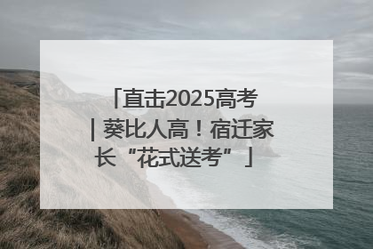 直击2025高考｜葵比人高！宿迁家长“花式送考”
