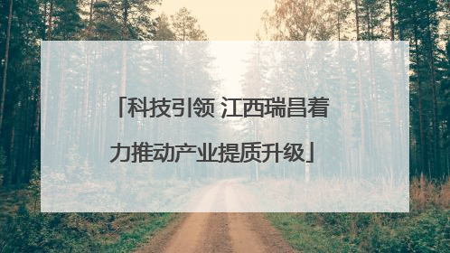 科技引领 江西瑞昌着力推动产业提质升级
