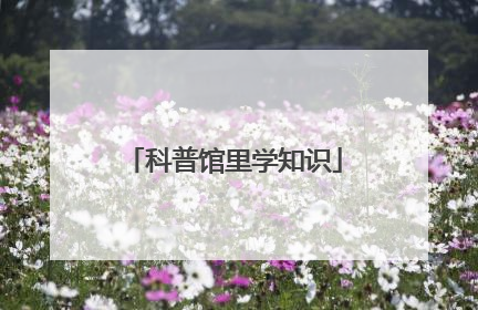 科普馆里学知识