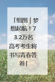 组图｜梦想起航！73.2万名高考考生将书写青春答卷