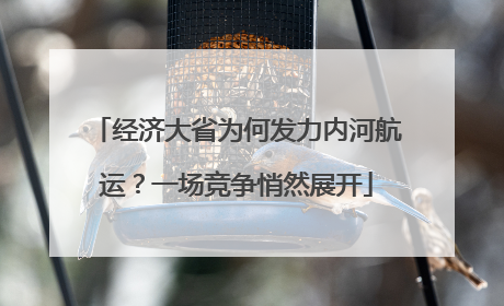 经济大省为何发力内河航运？一场竞争悄然展开