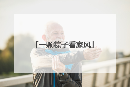 一颗粽子看家风