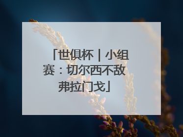 世俱杯｜小组赛：切尔西不敌弗拉门戈