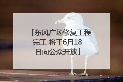东风广场修复工程完工 将于6月18日向公众开放