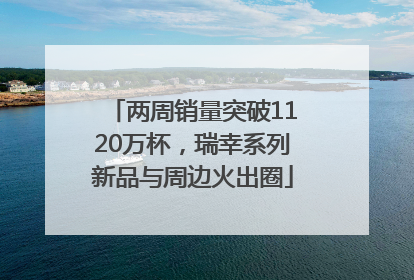 两周销量突破1120万杯，瑞幸系列新品与周边火出圈