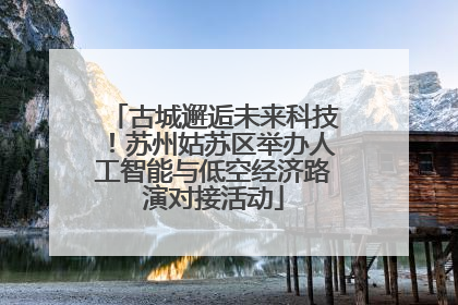 古城邂逅未来科技！苏州姑苏区举办人工智能与低空经济路演对接活动