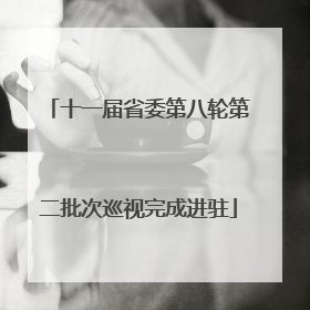 十一届省委第八轮第二批次巡视完成进驻