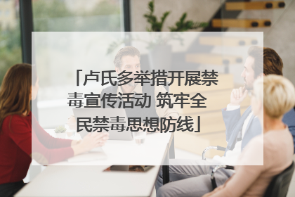 卢氏多举措开展禁毒宣传活动 筑牢全民禁毒思想防线