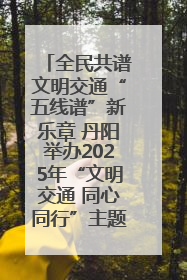全民共谱文明交通“五线谱”新乐章 丹阳举办2025年“文明交通 同心同行”主题宣传活动