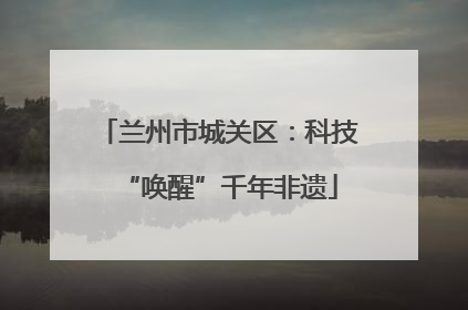 兰州市城关区：科技“唤醒”千年非遗