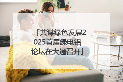共谋绿色发展2025首届绿电铝论坛在大通召开