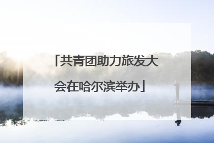 共青团助力旅发大会在哈尔滨举办