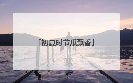 初夏时节瓜飘香