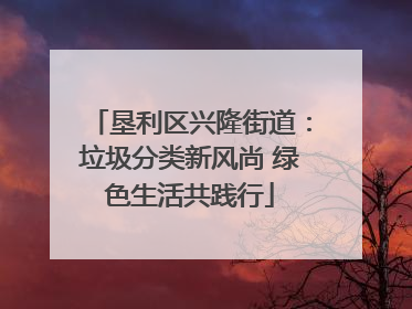 垦利区兴隆街道：垃圾分类新风尚 绿色生活共践行