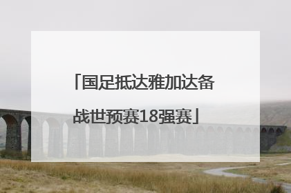 国足抵达雅加达备战世预赛18强赛