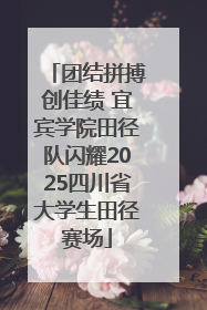 团结拼搏创佳绩 宜宾学院田径队闪耀2025四川省大学生田径赛场