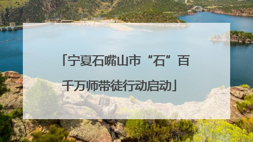 宁夏石嘴山市“石”百千万师带徒行动启动