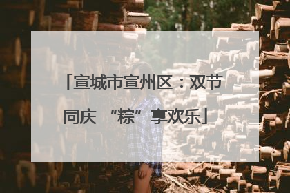 宣城市宣州区：双节同庆 “粽”享欢乐