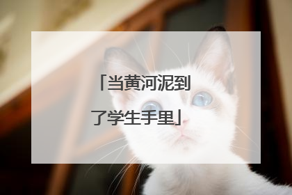 当黄河泥到了学生手里