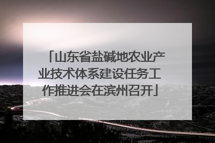 山东省盐碱地农业产业技术体系建设任务工作推进会在滨州召开