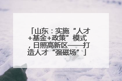 山东：实施“人才+基金+政策”模式，日照高新区——打造人才“强磁场”