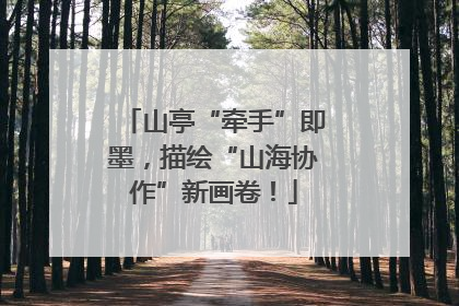 山亭“牵手”即墨，描绘“山海协作”新画卷！