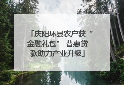 庆阳环县农户获“金融礼包” 普惠贷款助力产业升级