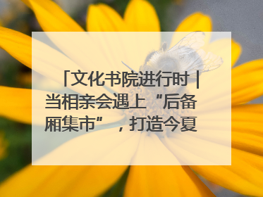 文化书院进行时｜当相亲会遇上“后备厢集市”，打造今夏独有的浪漫