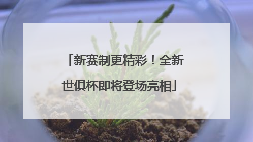 新赛制更精彩！全新世俱杯即将登场亮相
