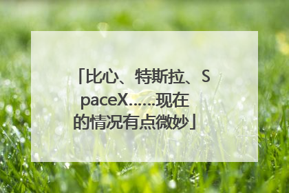 比心、特斯拉、SpaceX……现在的情况有点微妙