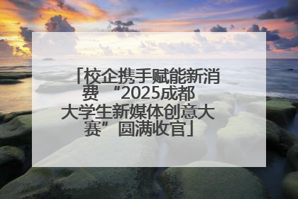 校企携手赋能新消费 “2025成都大学生新媒体创意大赛”圆满收官
