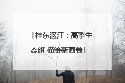 桂东沤江：高擎生态旗 描绘新画卷