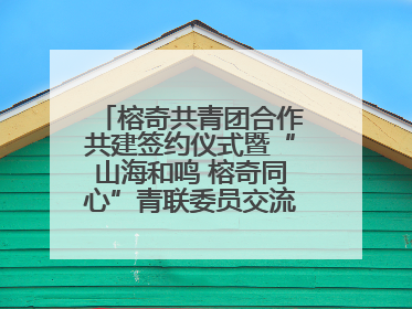 榕奇共青团合作共建签约仪式暨“山海和鸣 榕奇同心”青联委员交流交往交融活动在福州举行