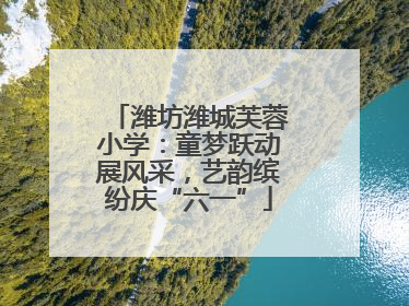 潍坊潍城芙蓉小学：童梦跃动展风采，艺韵缤纷庆“六一”