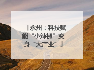 永州：科技赋能“小辣椒”变身“大产业”