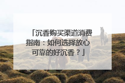 沉香购买渠道消费指南：如何选择放心可靠的好沉香？