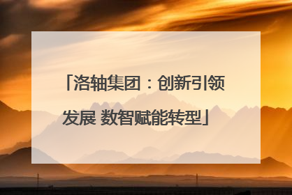 洛轴集团：创新引领发展 数智赋能转型