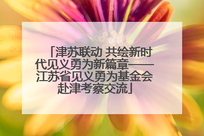 津苏联动 共绘新时代见义勇为新篇章——江苏省见义勇为基金会赴津考察交流