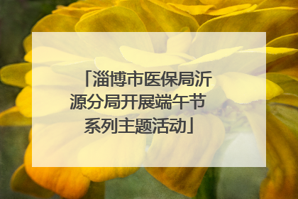 淄博市医保局沂源分局开展端午节系列主题活动