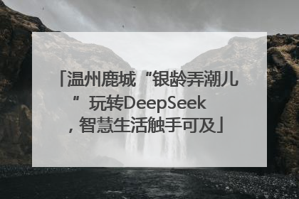 温州鹿城“银龄弄潮儿”玩转DeepSeek，智慧生活触手可及