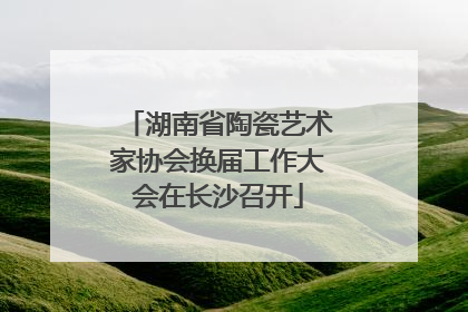 湖南省陶瓷艺术家协会换届工作大会在长沙召开