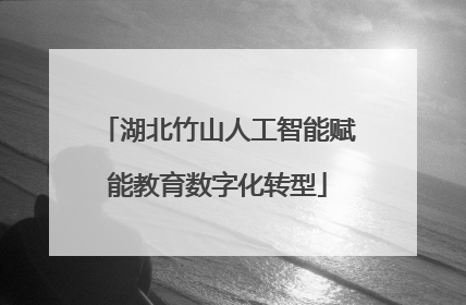 湖北竹山人工智能赋能教育数字化转型