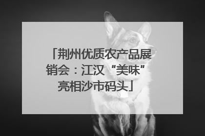 荆州优质农产品展销会：江汉“美味”亮相沙市码头