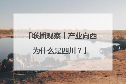 联播观察丨产业向西 为什么是四川？