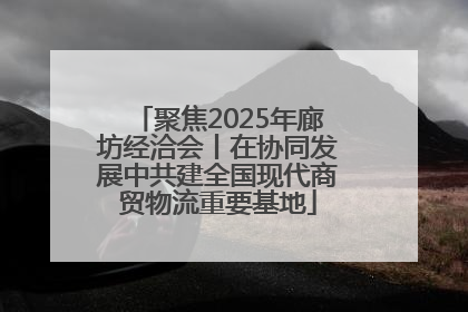 聚焦2025年廊坊经洽会丨在协同发展中共建全国现代商贸物流重要基地