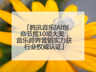 腾讯音乐IAI创意节揽10项大奖，音乐跨界营销实力获行业权威认证