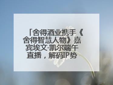 舍得酒业携手《舍得智慧人物》嘉宾埃文·凯尔端午直播，解码IP势能转化市场销量的有效路径