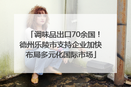 调味品出口70余国！德州乐陵市支持企业加快布局多元化国际市场
