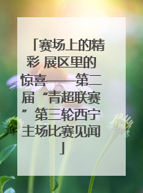 赛场上的精彩 展区里的惊喜——第二届“青超联赛”第三轮西宁主场比赛见闻
